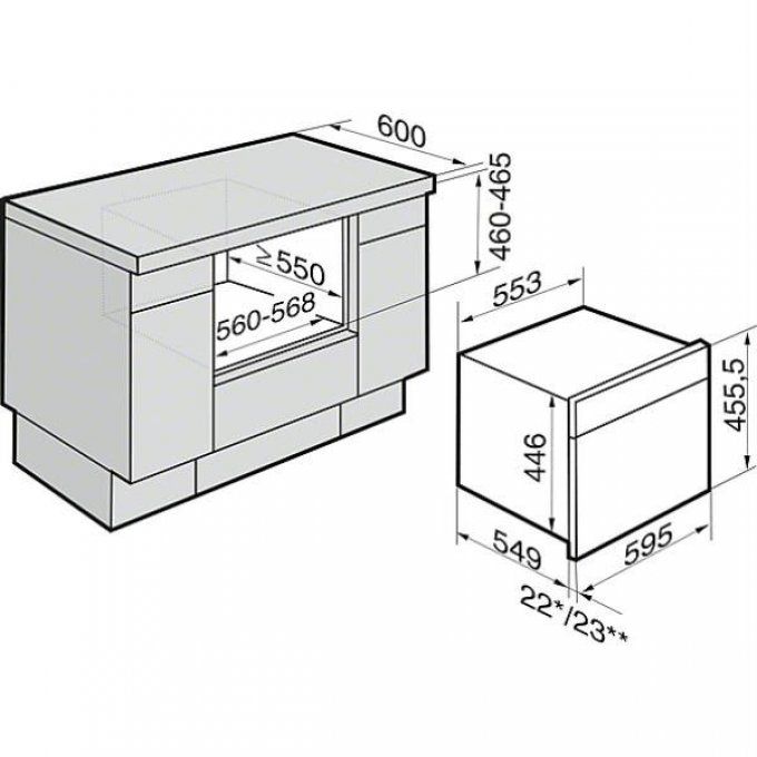 FOUT ENCASTRABLE - MIELE - DG6100IN