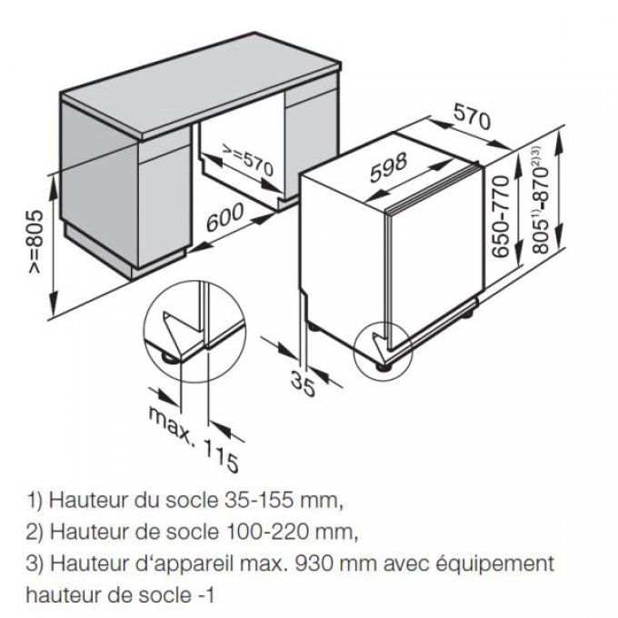 Lave-vaisselle Tout-intégrable MIELE - G6670SCVI