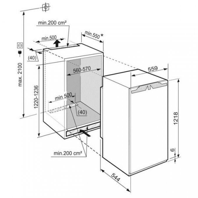 FRIGO ENCASTRABLE - LIEBHERR - IK2360