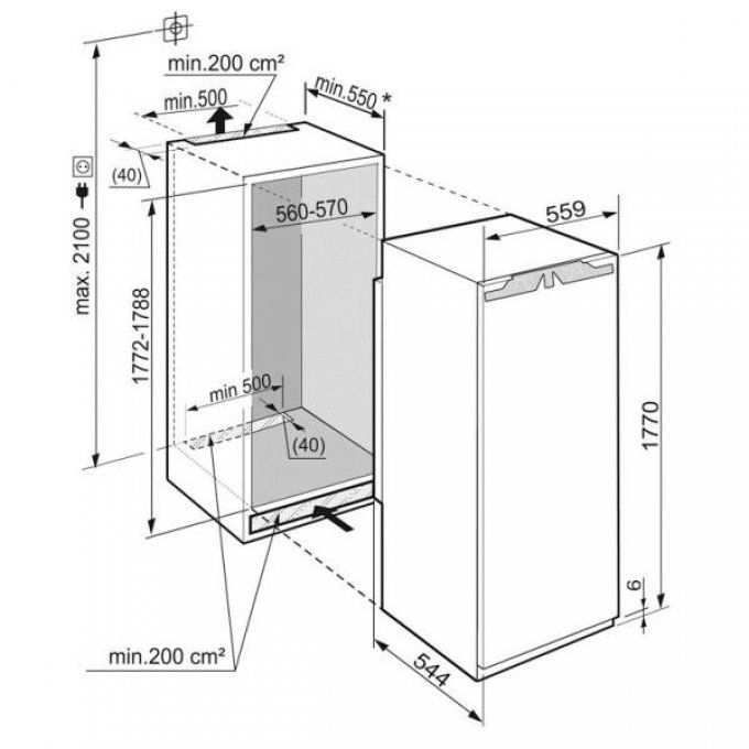 FRIGO ENCASTRABLE - LIEBHERR - IK3520
