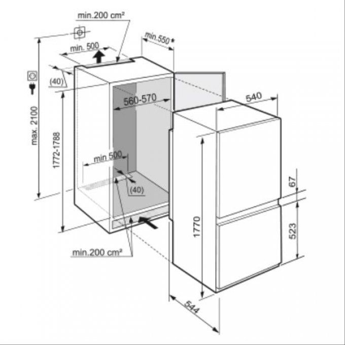FRIGO ENCASTRABLE - LIEBHERR - CIS321