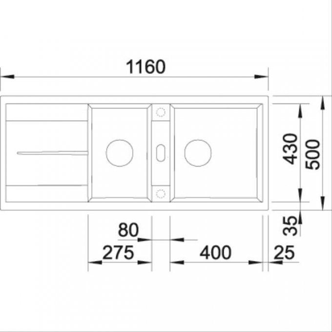 EVIER BLANCO - 513260