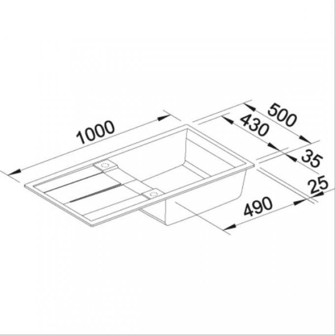 EVIER BLANCO - 515743