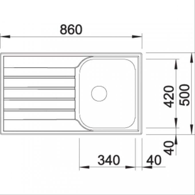 Evier  BLANCO - 516352