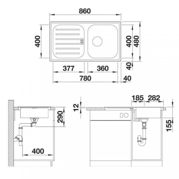 Evier BLANCO - 521007