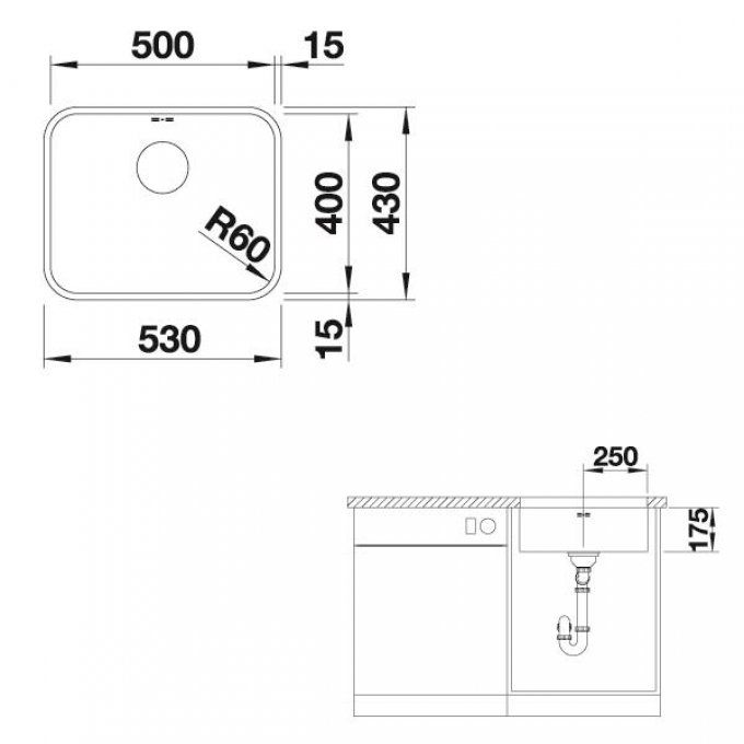 Packs évier + mitigeur 1 cuve BLANCO - 522403
