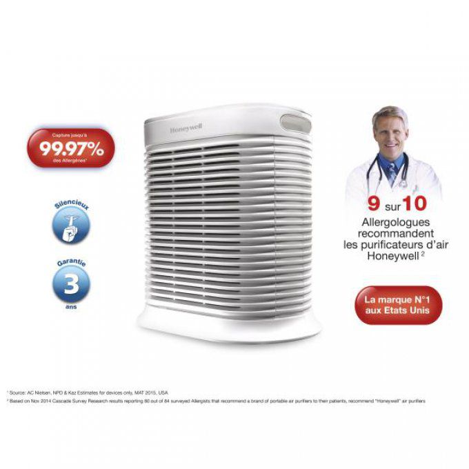 Purificateur d'air monofonction HONEYWELL - HPA100WE4