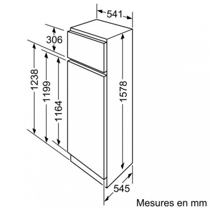FRIGO ENCASTRABLE - BOSCH - KID28V20FF