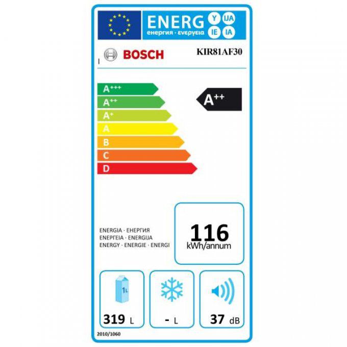 FRIGO ENCASTRABLE - BOSCH - KIR81AF30