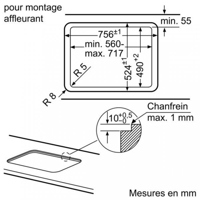 PLAQUE DE CUISSON - BOSCH - PPQ7A6B20