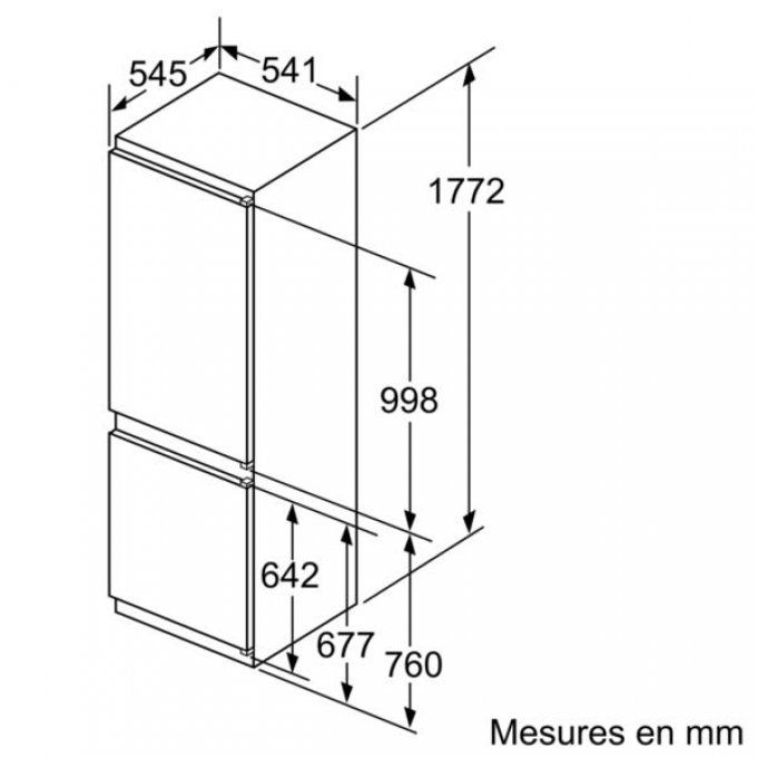 FRIGO ENCASTRABLE - BOSCH - KIV86VS30