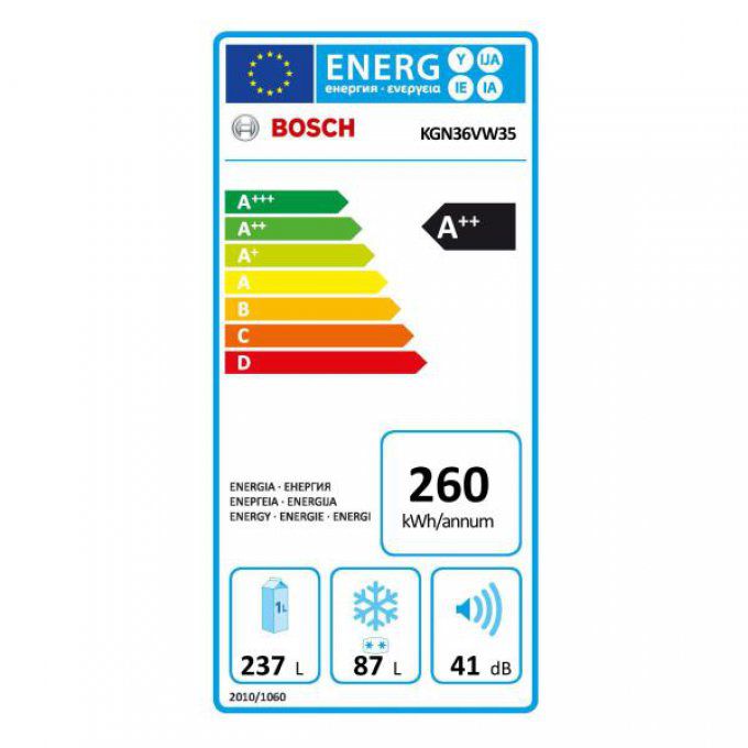 Réfrigérateur combiné BOSCH - KGN36VW35