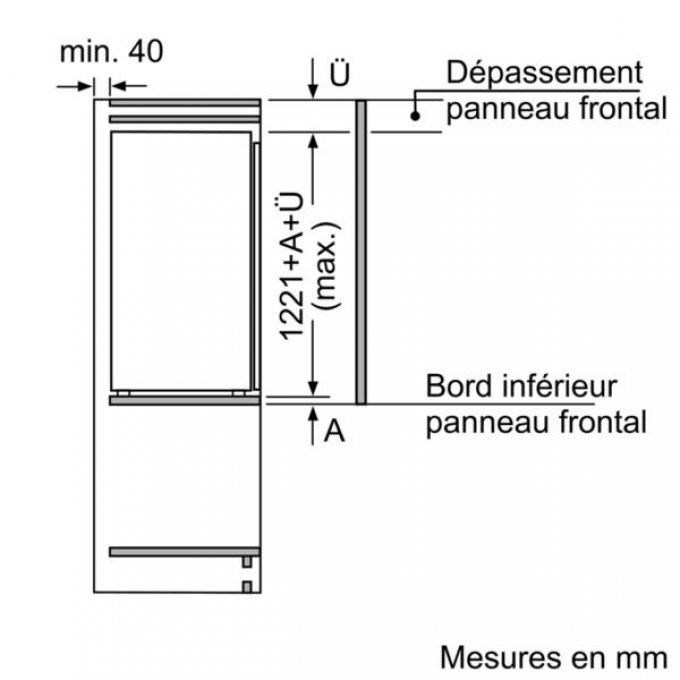 CONGELATEUR INTEGRABLE - BOSCH - GIN41AE30