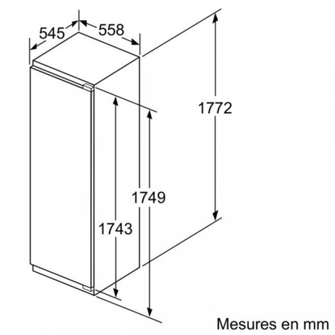 CONGELATEUR INTEGRABLE - BOSCH - GIN81AE30