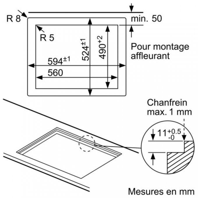 PLAQUE DE CUISSON - BOSCH - PPP6A2B20