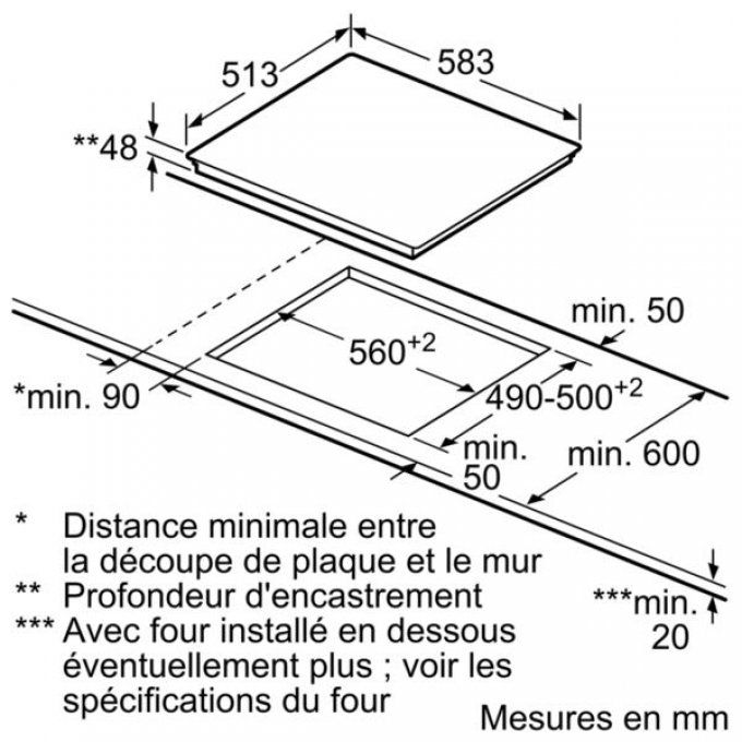 PLAQUE DE CUISSON - BOSCH - PKE645CA1E