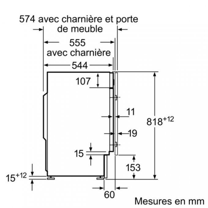 Lave-linge Tout-intégrable BOSCH - WIW28340FF