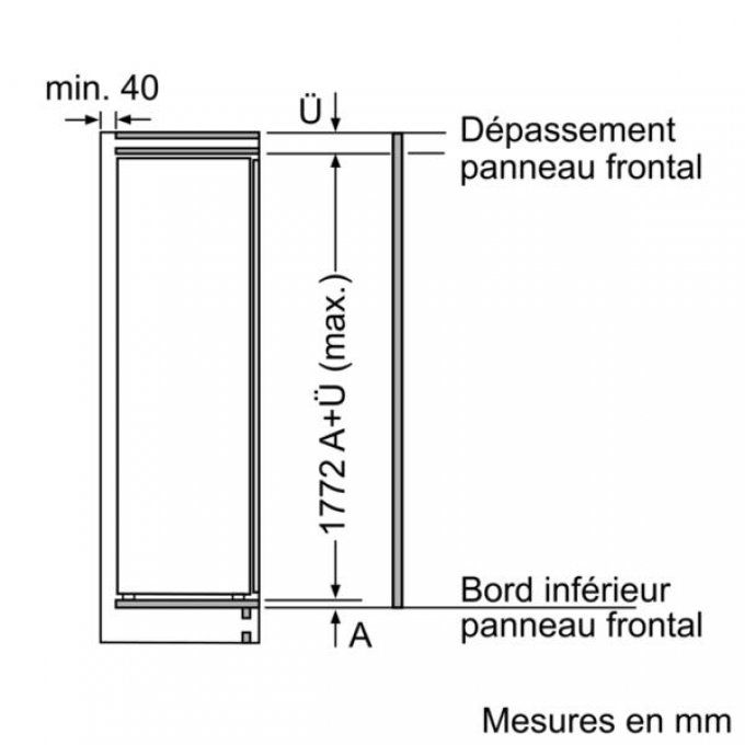 FRIGO ENCASTRABLE - SIEMENS - KI82LAD30