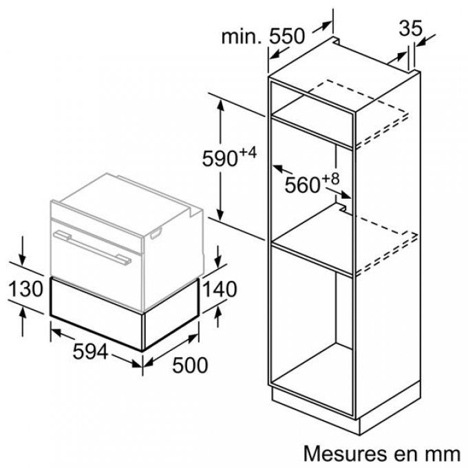 Tiroir non chauffant SIEMENS - BI630ENS1