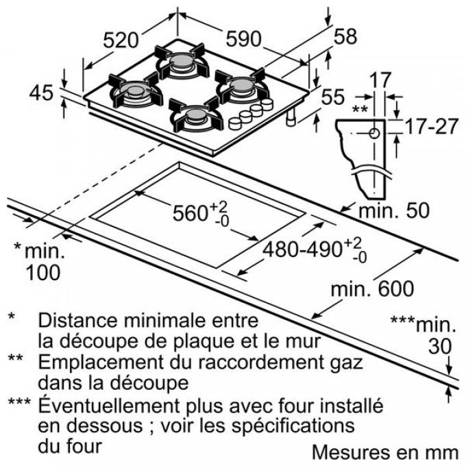 PLAQUE DE CUISSON - SIEMENS - EO6B6PB10