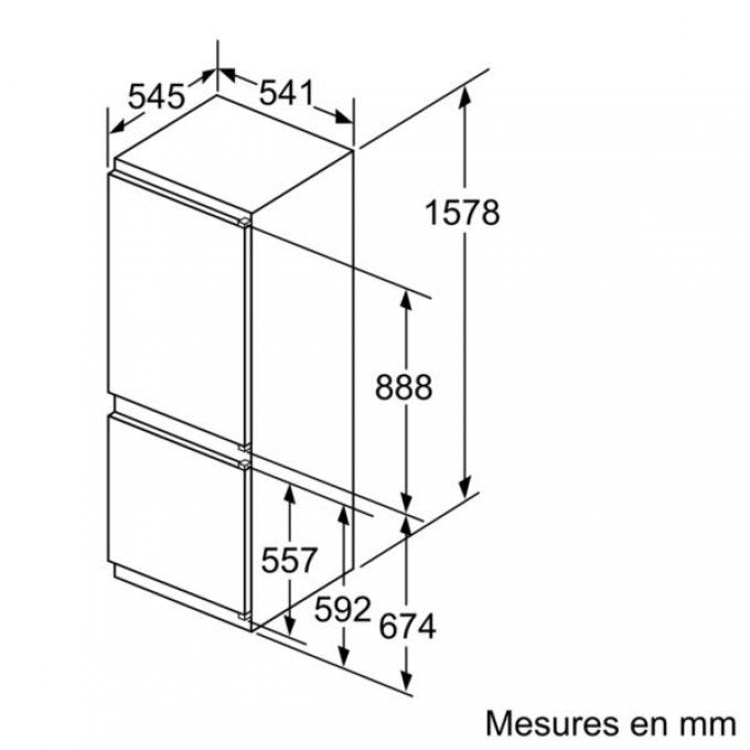 FRIGO ENCASTRABLE - SIEMENS - KI77VVS30