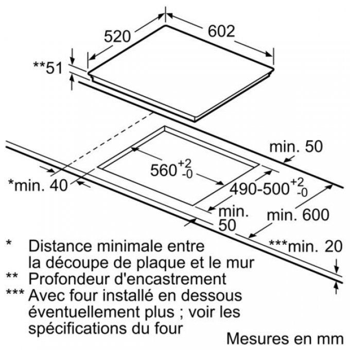 PLAQUE DE CUISSON - SIEMENS - EX679FEC1F