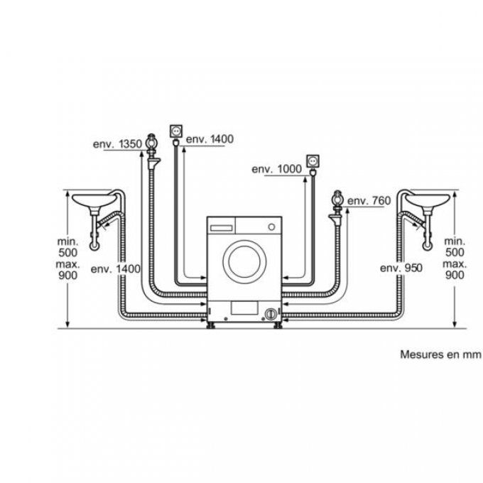 Lave-linge Tout-intégrable SIEMENS - WK14D541FF