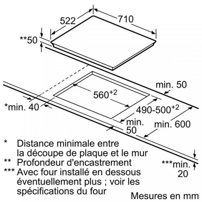 PLAQUE DE CUISSON - SIEMENS - ED751FPB1F