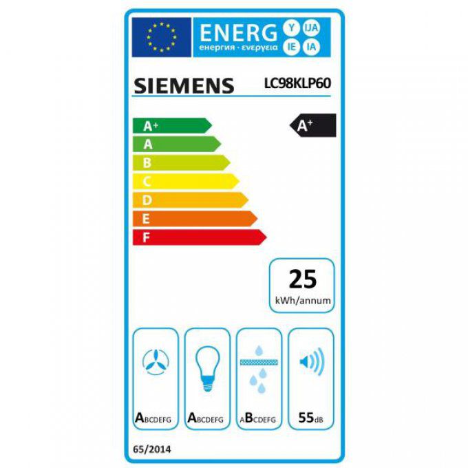 Hotte décorative murale SIEMENS - LC98KLP60