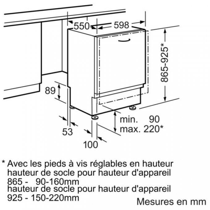 Lave-vaisselle Tout-intégrable SIEMENS - SX658D02ME