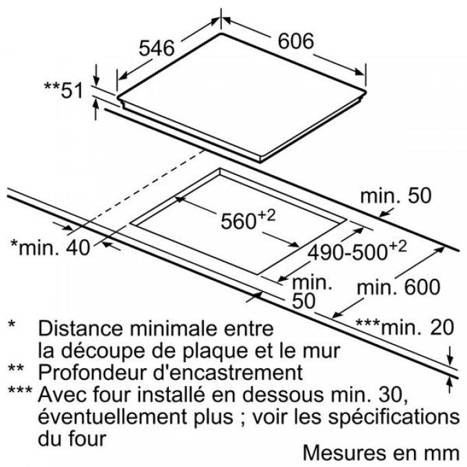 Plaque de cuisson - NEFF - T56TS61N0