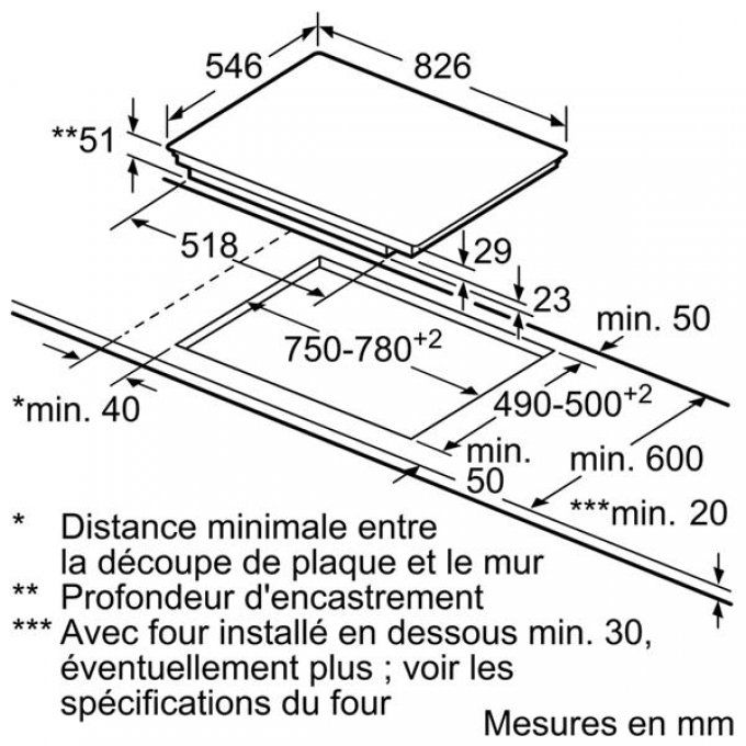 PLAQUE DE CUISSON - NEFF - T68TS61N0