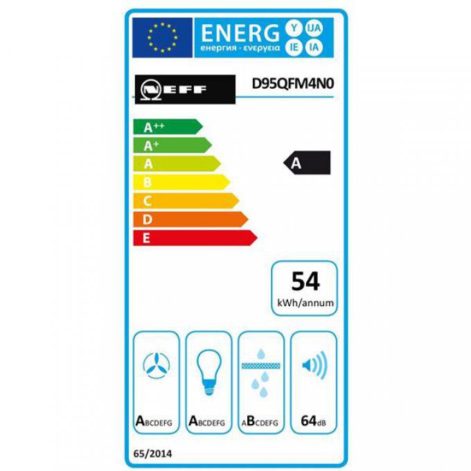Hotte décorative murale NEFF - D95QFM4N0