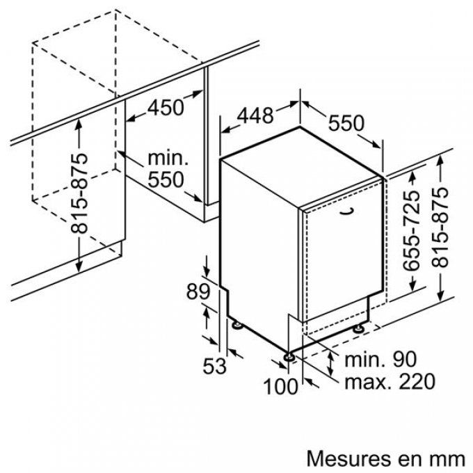 Lave-vaisselle Tout-intégrable NEFF - S581C50X3E