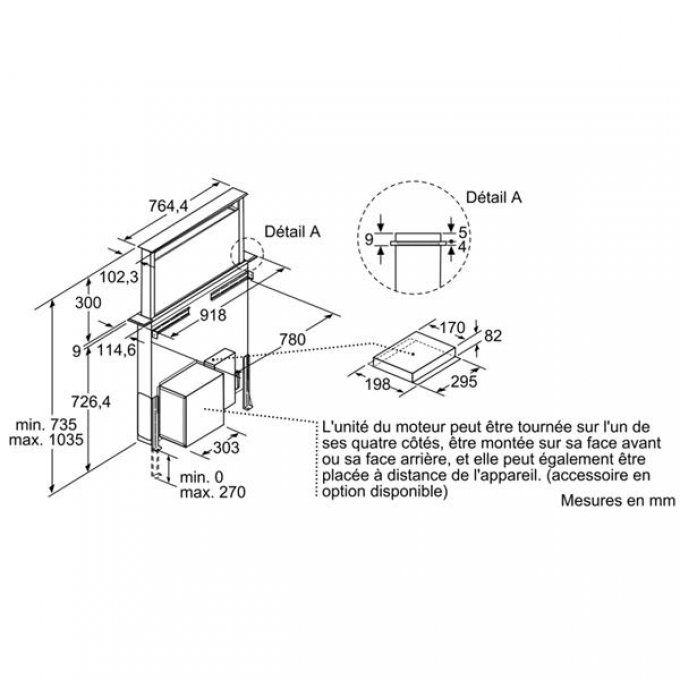 Hotte plan de travail NEFF - D94DAP6N0