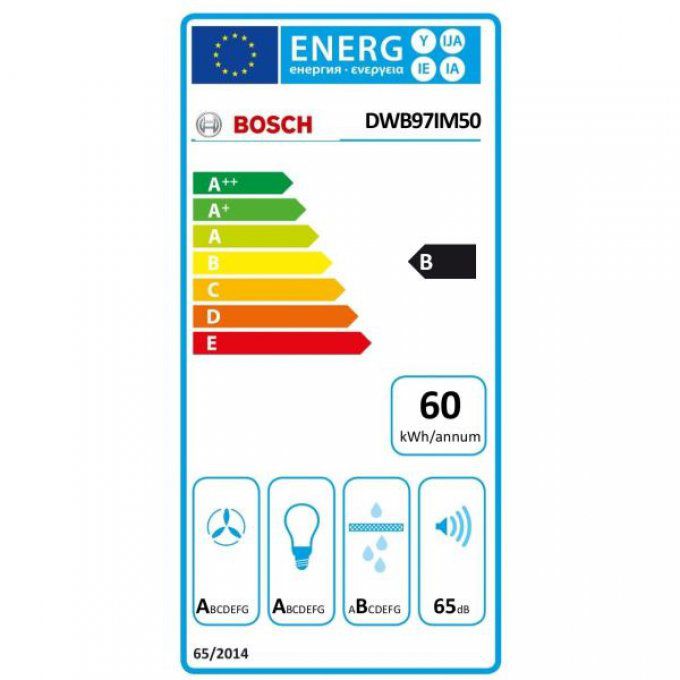 Hotte décorative murale BOSCH - DWB97IM50