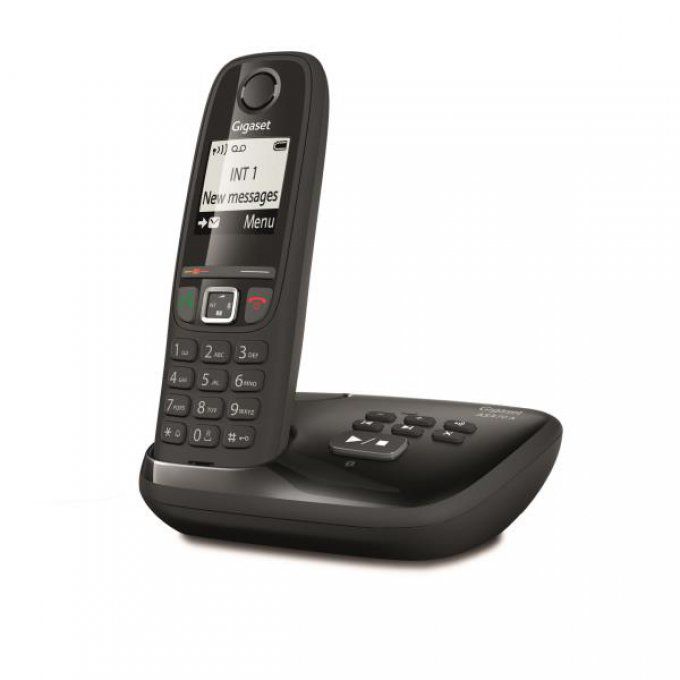 Téléphone résidentiel avec répondeur GIGASET - AS470ANOIR