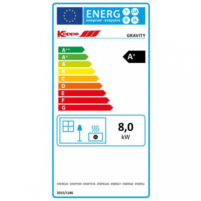 Poêle à granulés sans électricité KOPPE - 46020S
