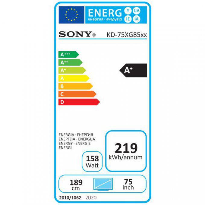 TELEVISION  SONY - KD75XG8596B