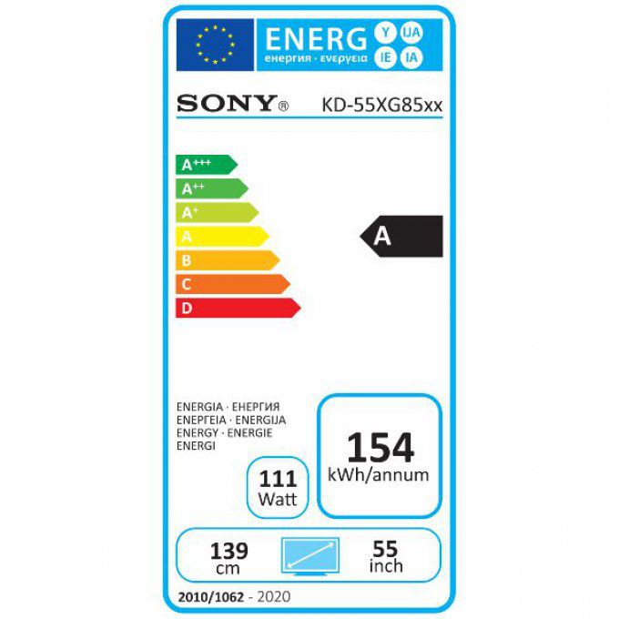 TELEVISION  SONY - KD55XG8505B