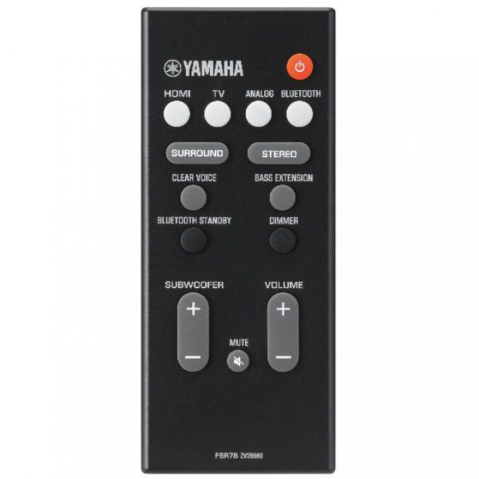 Barre de son barre avec caisson intégré YAMAHA - YAS106BL