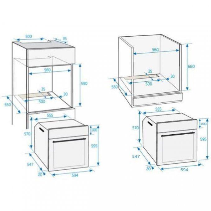 FOUR ENCASTRABLE - BEKO - BIR1300BP