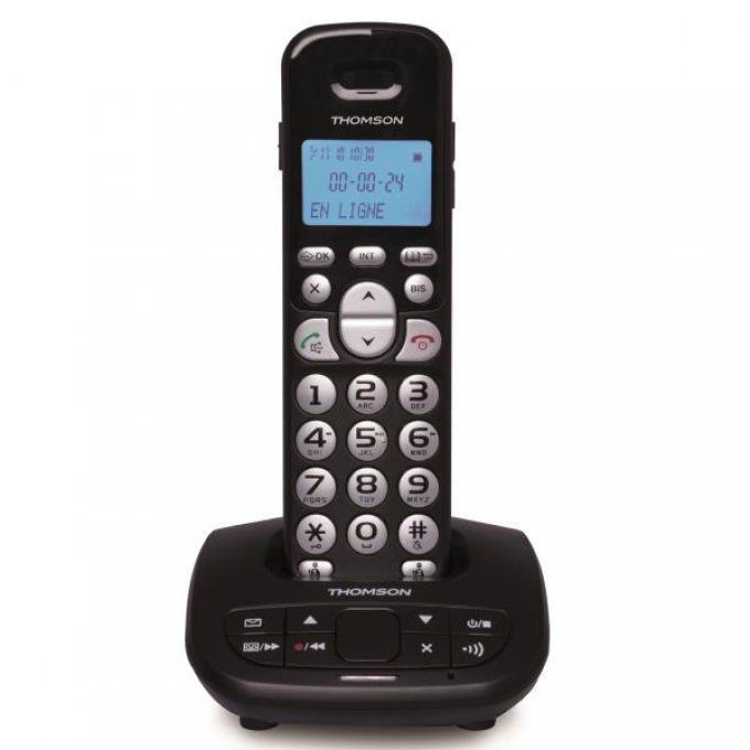 Téléphone résidentiel avec répondeur THOMSON - TH546DRBLK