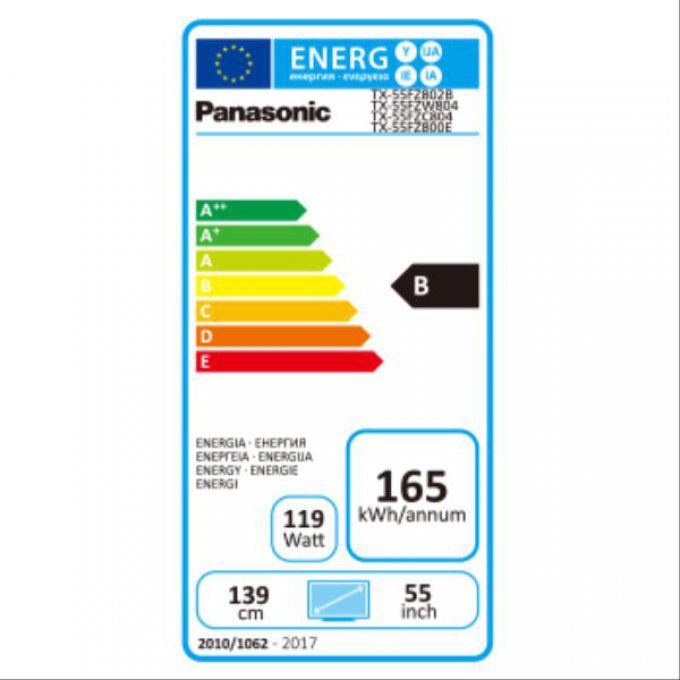 Téléviseur 4K écran plat PANASONIC - TX55FZ800E