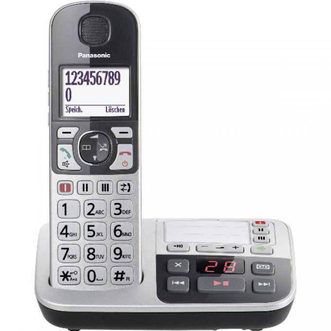 Téléphone résidentiel avec répondeur PANASONIC - KXTGE520FRS