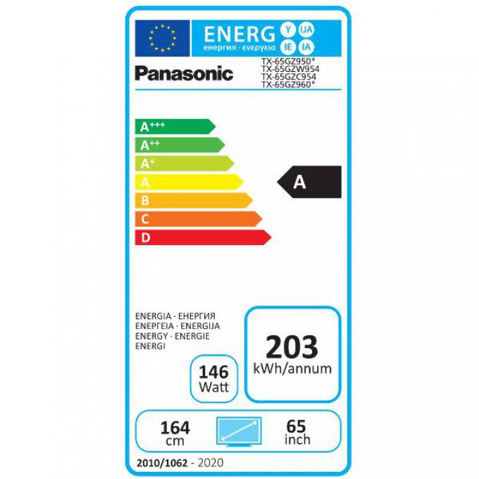 Téléviseur 4K écran plat PANASONIC - TX65GZ950E