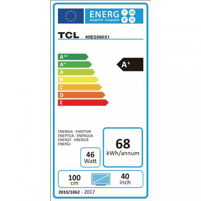Téléviseur écran plat TCL - 40ES560