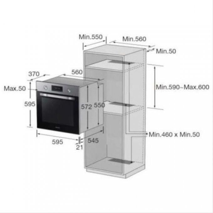 FOUR ENCASTRABLE - SAMSUNG - NV73J9770RS