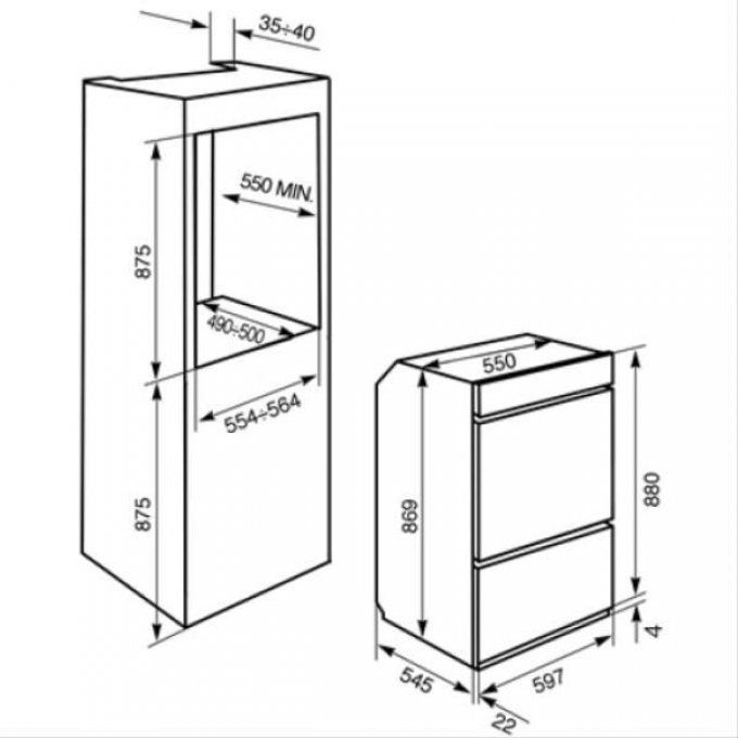 FOUR ENCASTRABLE - SMEG - DOSP6390X