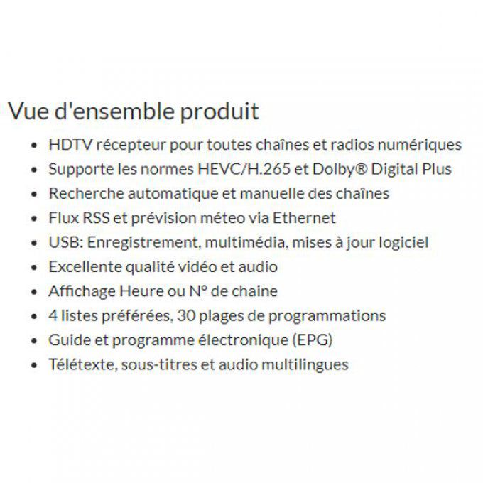 Adaptateurs numériques TNT STRONG - SRT8211